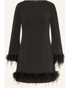 Ana Alcazar Cocktailkleid mit Glitzergarn - Schwarz