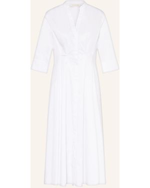 CATNOIR Hemdblusenkleid mit 3/4-Arm - Weiß