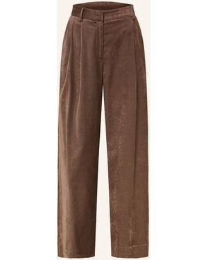 Antonelli Marlenehose PALMA aus Samt - Braun