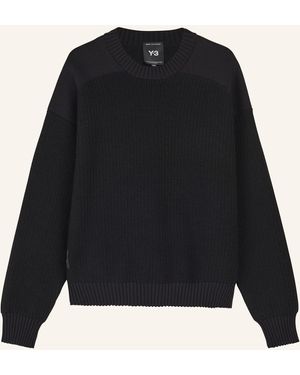 Y-3 UT KNIT CREW PULLOVER - Schwarz