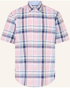 Fynch-Hatton Kurzarm-Hemd Comfort Fit - Blau