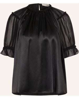 Ulla Johnson Blusenshirt ALINA aus Seide - Schwarz