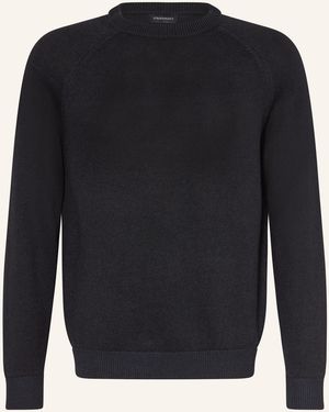 STROKESMAN'S Pullover mit Leinen - Blau