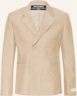 Jacquemus Sakko LA VESTE MELO mit Leinen - Natur