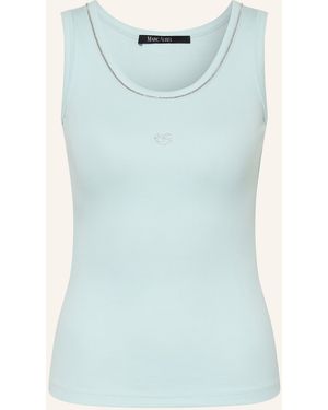 MARC AUREL Top mit Schmucksteinen - Blau