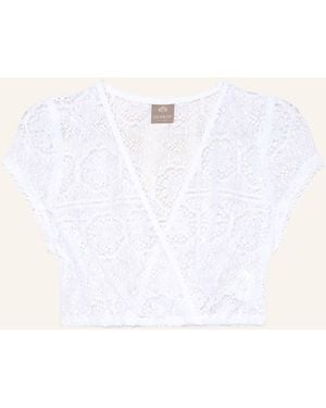 BERWIN & WOLFF Dirndlbluse aus Spitze - Natur