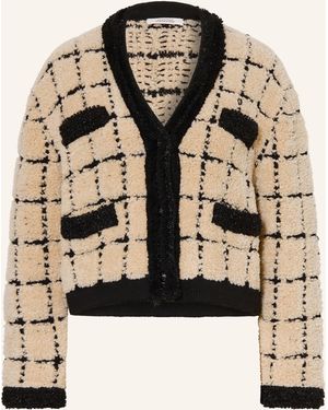 Dorothee Schumacher Strickjacke TIMELESS CHIC mit Alpaka und Glitzergarn - Mettallic