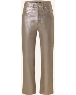 7 For All Mankind Coated Jeans LOGAN - Natur