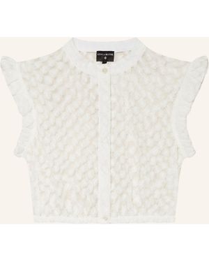 KINGA MATHE Dirndlbluse EMMA aus Spitze - Natur