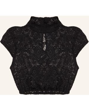 hammerschmid Dirndlbluse BABSI aus Spitze - Schwarz