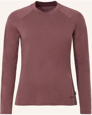 Vaude Funktionsshirt W ESSENTIAL WOOL SHIRT - Lila