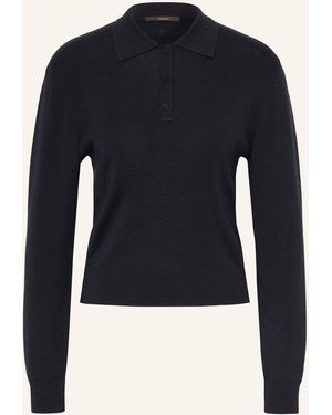 Windsor. Strick-Poloshirt - Blau
