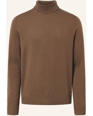 Joop! Rollkragenpullover DONTE aus Merinowolle - Braun