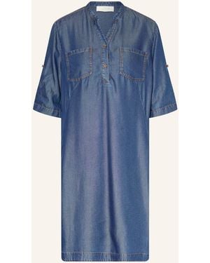 CATNOIR Kleid in Jeansoptik - Blau