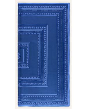 lescarf Seidentuch - Blau