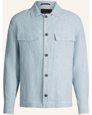 Windsor. Overshirt - Blau