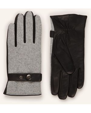 STROKESMAN'S Lederhandschuhe - Schwarz