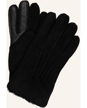 UGG Lederhandschuhe - Schwarz