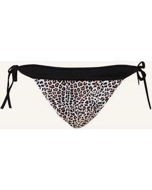HUGO Triangel-Bikini-Hose MONOGRAM - Natur