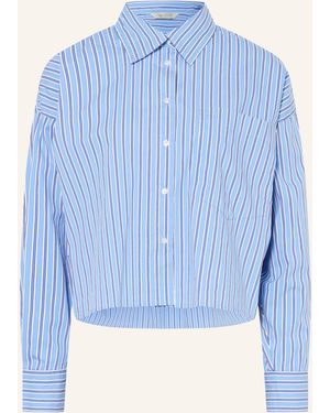 Herrlicher Hemdbluse PERLINA - Blau