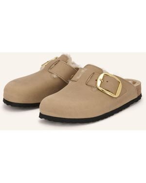 Birkenstock Pantoletten BOSTON BIG BUCKLE - Natur