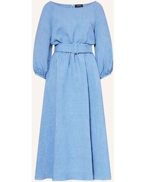 Sly010 Kleid ANUK mit Leinen - Blau