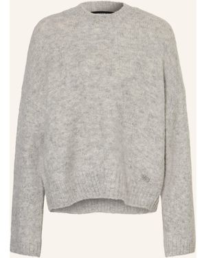 WRSTBHVR Oversized-Pullover ENCI mit Alpaka - Grau