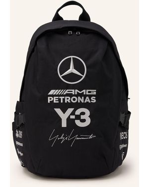 Y-3 Rucksack MERCEDES - AMG PETRONAS FORMULA ONE mit Laptop-Fach - Schwarz