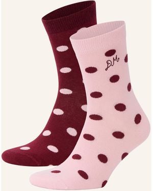 Damson Madder 2er-Pack Socken - Pink