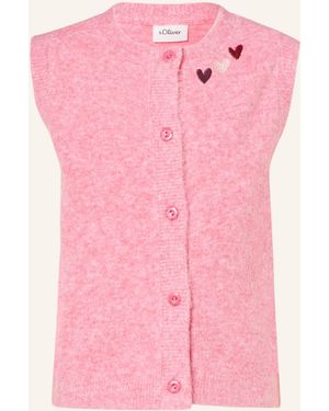s.Oliver RED Strickweste - Pink