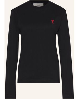 Ami Paris Longsleeve - Schwarz