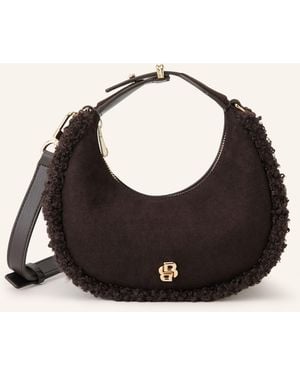 BOSS Handtasche BEYOND mit Teddyfell - Schwarz