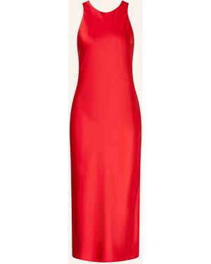 Claudie Pierlot Satinkleid mit Cut-out - Rot