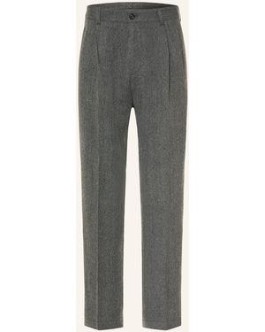 Strellson Flanellhose JAROD Loose Fit - Grau