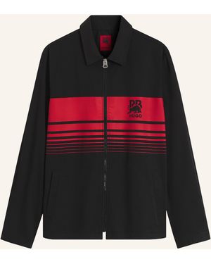HUGO Hemd EMMOND1_RB Oversize Fit - Rot