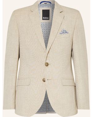 G.O.L. FINEST COLLECTION Anzugsakko Regular Fit - Natur