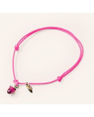 Tamara Comolli Armband BRACELET 'MYMIKADO' WITH ROSE TOURMALINE aus 18 Karat Gelbgold mit rosa Turmalin - Mettallic