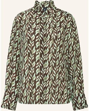 Marc Cain Bluse mit Rüschen - Weiß