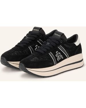 Premiata Sneaker BETHCOIN mit Pailletten - Schwarz