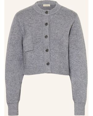 Almada Label Cropped-Strickjacke ZOZO mit Cashmere - Grau