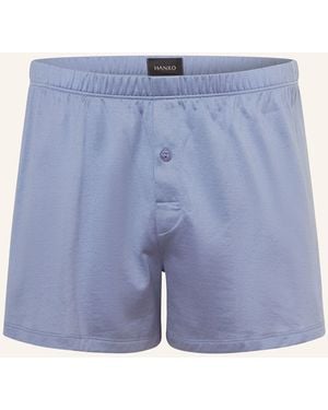Hanro Boxershorts COTTON SPORTY - Blau