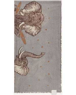 Hemisphere Tuch mit Cashmere - Grau