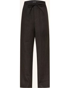 Van Laack Leinenhose VL-HELENA-BR - Schwarz