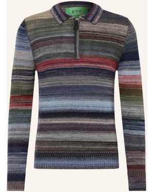 FTC Cashmere Pullover mit Cashmere - Blau