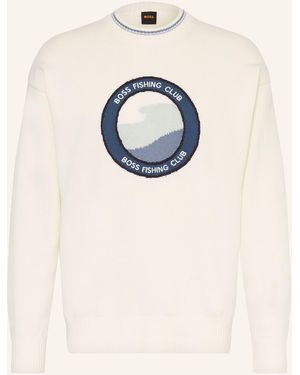 BOSS Pullover KLUBFISH - Natur