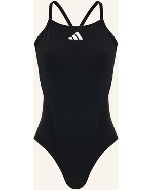 adidas Badeanzug RIPSTREAM TEAM THIN STRAPS C-BACK - Schwarz