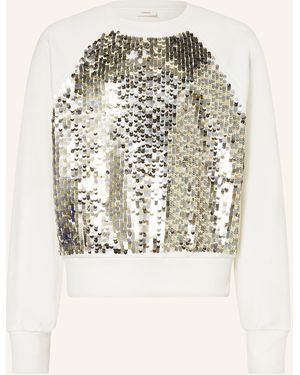 s.Oliver RED Sweatshirt mit Pailletten - Natur