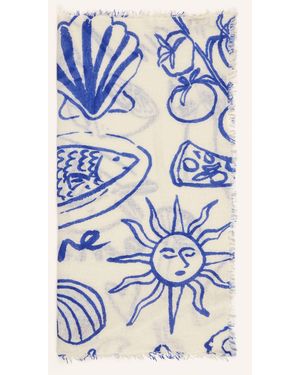 Mouleta Cashmere-Tuch - Blau