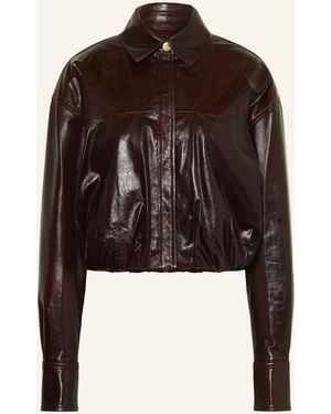 Sportmax Lederjacke LIUTI - Braun