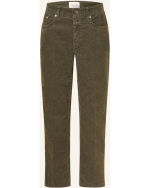 Closed Cordhose MILO - Grün